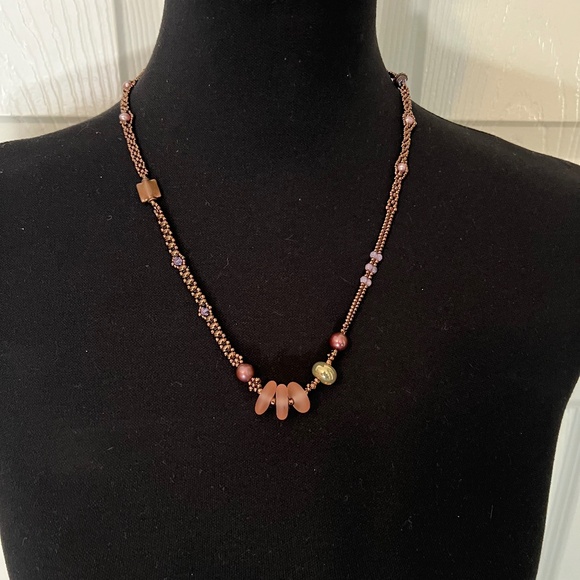 Curated Jewelry Set #25 - 2 Wrap Bracelets/Necklaces, Earrings (multicolor) - Picture 4 of 8